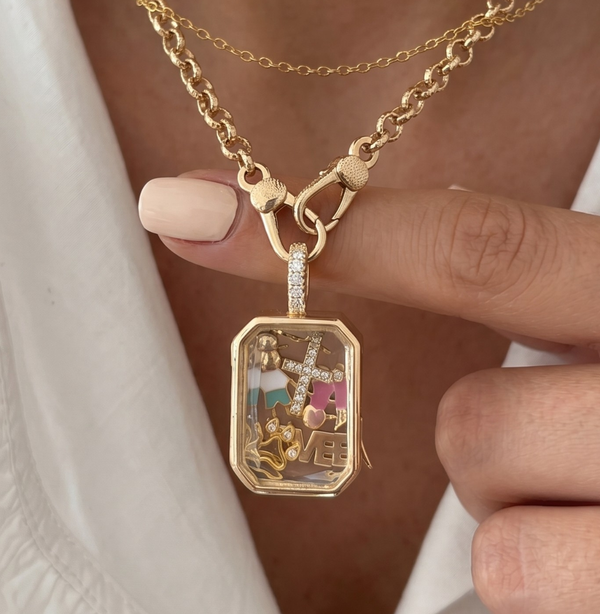 Emerald locket