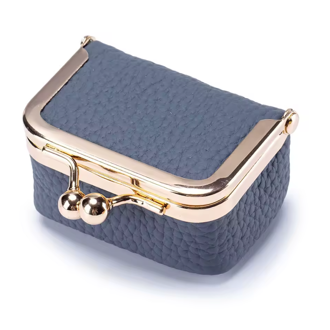 Mini Travel Jewelry Case - Vintage Leather Trinket Box