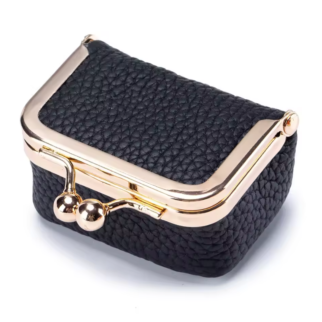 Mini Travel Jewelry Case - Vintage Leather Trinket Box