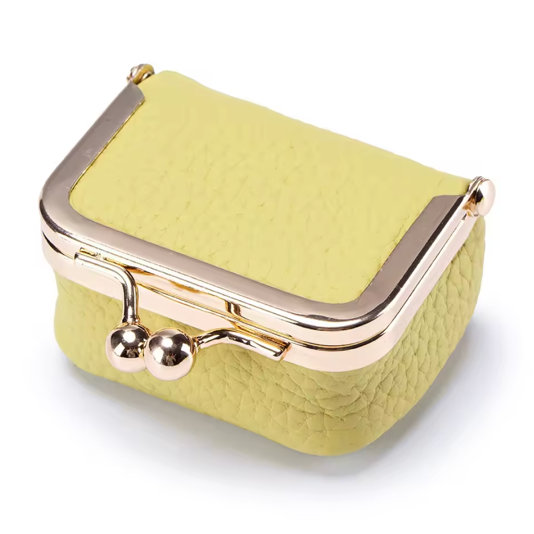 Mini Travel Jewelry Case - Vintage Leather Trinket Box