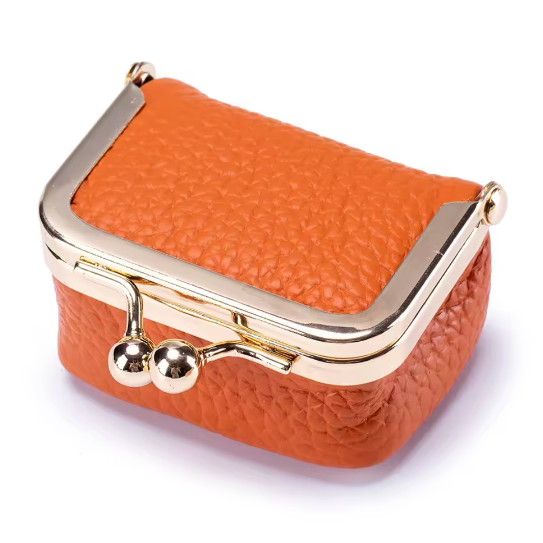 Mini Travel Jewelry Case - Vintage Leather Trinket Box