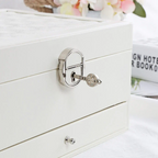 Estuche de Joyería — Chic Moderno con Múltiples Compartimentos