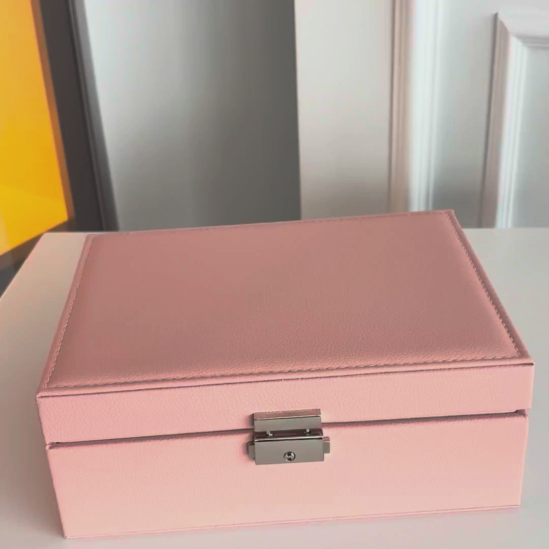 Jewelry Box Modern — Velvet Interior Organizer